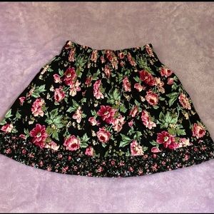 Forever21 Floral Mini Skirt